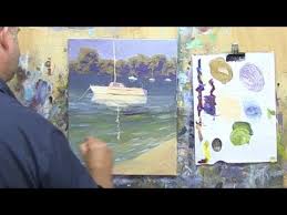Learn To Paint Tv E48 Yatch On Noosa River Acrylic Painting Lesson For Painting Lessons Learn To Paint Painting