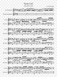 Nyan Cat Sheet Music Composed By Arr Nyan Cat Alto Saxophone Sheet Music Hd Png Download 827x1169 1127607 Pngfind