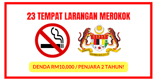 Tempat awam larangan merokok & fb keluarkan langkah keselamatan baharu. 23 Tempat Larangan Merokok Sabit Kesalahan Denda Rm10k Penjara