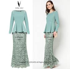 Baju kurung moden lace layla blur brown muslimahclothing. 11 Kurung Peplum Ideas Kurung Peplum Muslim Dress Kebaya Dress