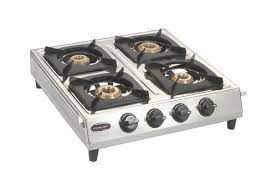 A gas cooktop is generally preferred by professional and aspiring chefs. Ss Four Burner Gas Stove Su 4b 402 Four Burner Rs 2650 Piece Id 1492284412