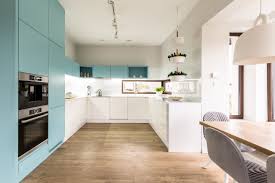 Bold blue and soft blue. 27 Kitchen Cabinet Colors That Pop Mymove