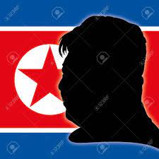 North koreans are heartbroken by leader kim jong un's emaciated looks after his apparent weight loss, a pyongyang resident told state media. Kim Jong Un Silhouette Portrait With North Korea Flag Stock Photo Picture And Royalty Free Image Image 76903497