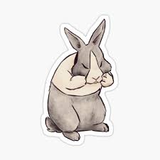 Realistic drawings cartoon drawings cute drawings furry drawing manga drawing animal sketches animal drawings. Realistic Bunny Stickers Redbubble