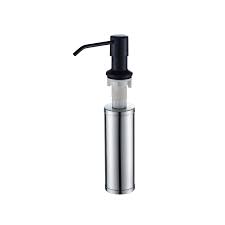 Soap dispenser for kitchen sink basin brushed nickel stainless steel built in. Stainless Steel Kitchen Black Plastic Bottle Sink Detergent Bottle Press Soap Dispenser Nordic Kitchen Sink Accessories Liquid Soap Dispensers Aliexpress