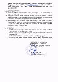Check spelling or type a new query. Penerimaan Pegawai Non Pns Kkp Kelas Iii Palangka Raya Lowongan Kerja Bumn Bulan Agustus 2021