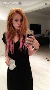 Hair Pink And Bella Thorne Image Ginger Hair Color Underlights Hair Ginger Hair Dyed