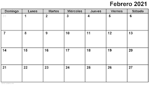Calendario de febrero 2021 para descargar, editar y para imprimir gratis, en formato de imagen, pdf et excel. Calendario 2021 Con Meses Y Semanas Como Pdf Excel Y Archivo De Imagen Gratis Para Descargar E Imprimir