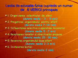 Lectia De Educatie Fizica Si Sport Prezentaciya Onlajn