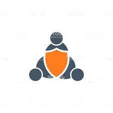 People Protecting And Safety Shield Security People Concept Logodesign Logo Logos Logostockimages Logodesign Peop Teamwork Logo People Logo Vector Logo