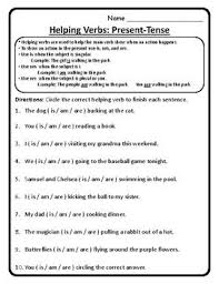 Helping Verbs Worksheet Grammar Helping Verb Past And Present Tense Helping Verb Helping Verbs Helping Verbs Worksheet Verb Worksheets