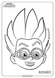 Today we've got you coloring pages of one of the most popular ongoing cartoon series pj masks. Free Printable Pj Masks Romeo Mask Coloring Page