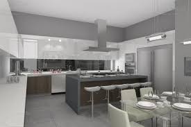 Un simple cambio de color convirtió a estas sombrías cocinas en espacios brillantes y modernos. Tonos Gris Y Blanco En Cubierta Isla Y Mueble Texturizado West Alacenas En Cristal Blanco Decoracion De Cocina Decoracion De Cocina Moderna Cocinas Modernas