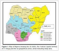 Grayscaled map with lakes and rivers. The Tertiary Blessing And The Recent Neglects A Case Study Of The Anambra Lignite Energy Resource Of Southeastern Nigeria