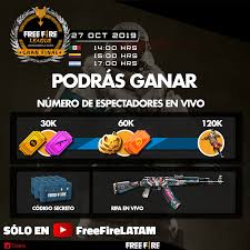 Sigue a detalle el paso de la free fire league a través de nuestras redes sociales y por señal de televisión abierta por el canal a más (a+ 7.2). Garena Free Fire Manana Es La Gran Final De La Free Fire League Lan Tendremos A Los 12 Mejores Equipos De Latinoamerica Norte Luchando Por Su Lugar En El Mundial De