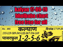 Kalyan 17 09 19 Fix While Baba Chart Free Free