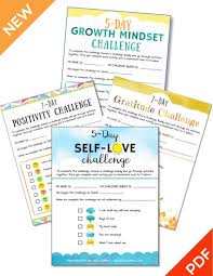 Challenges Kit Pdf Ages 5 12 Kids Journal Growth Mindset Life Journal