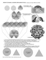 Art By Jane Walker How To Make Paper Ball Ornaments Paper Balls Paper Christmas Ornaments Paper Ornaments