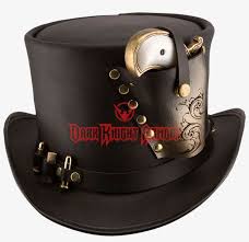 Download Clip Art Black And White Derringer Top Hat Mci From Steampunk Top Hat Transparent Png Image Transparent Png Free Download On Seekpng