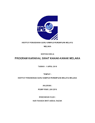 Panduan ringkas menulis kertas kerja. Kertas Kerja Program Karnival Prasekolah Pages 1 12 Flip Pdf Download Fliphtml5