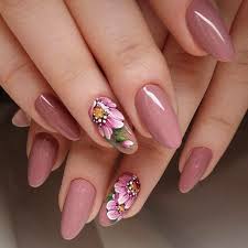 Uñas decoradas 2020 bonitas y sencillas nail art designs compilation #1. Pin By Miriam Ferreira On Designer Mani Pedi S 2021 Vogue Nails Floral Nails Pink Nail Art