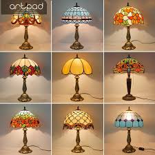 Brand new, exquisite, gorgeous tiffany style lamp is a unique, handcrafted work of art nouveau variation in the glass. Artpad Mediterranean Style Mosaic Table Lamp Mosaic Stained Glass Shade E27 Led Retro Bedroom Bedside Light Turkish Lamps Led Table Lamps Aliexpress