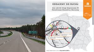 W skład nowo otwartej drogi wchodzi najdłuższy w stolicy most nad wisłą. Irluscb8vkldtm