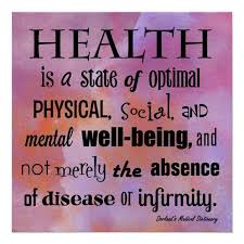 The Definition Of Health Chiropractic Poster Zazzle Com In 2020 Definition Of Health Social Well Being Health