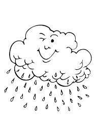 Superb april showers bring may flowers coloring page with april. Rainy Day Coloring Pages Free Printable Book Spring Rain For Stephenbenedictdyson Coloring Home