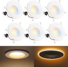 Check spelling or type a new query. Hykolity 6 Pack 5 6 Inch Led Recessed Lighting With Night Light Cri90 1100lm 15w 100w Baffle Trim 2700k 3000k 3500k 4000k 5000k Selectable Dimmable Recessed Lighting Damp Rated Led Can Lights Amazon Com