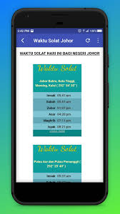 ستبدأ أوقات الصلاة اليوم kota tinggi عند 05:23 (شروق الشمس) وتنتهي عند 20:21 (صلاة العشاء). Waktu Berbuka Puasa Dan Imsak Malaysia Pour Android Telechargez L Apk