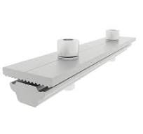 Solar Rail Splice Kit | Aluminum Profile Rail Connector | Professional  Solar Panel Mounting Joint Set -