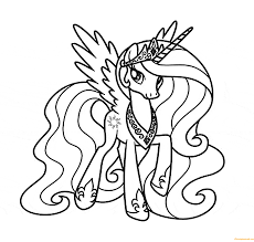 Diamond tiara my little pony coloring pages printable and coloring book to print for free. Princess Celestia Coloring Pages Cartoons Coloring Pages Coloring Pages For Kids And Adults