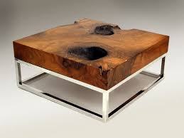 Furniture Artistic Cool Coffee Table Designs With Made By Irregular Trunk Teak Wood And Unique Coffee Table Design Unusual Coffee Tables Creative Coffee Table