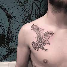 Romain Kew On Instagram Romainkew Dot Dotwork Dotworktattoo Dotworkers Eagletattoo Eagle Chesttattoo Eagle Tattoo Small Eagle Tattoo Forearm Tattoos
