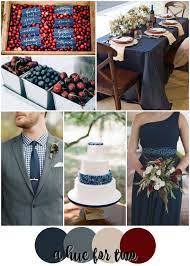 Navy And Cranberry Rustic Summer Wedding Color Scheme Fall Wedding Color Schemes Wedding Color Palette Summer Wedding Color Schemes Red