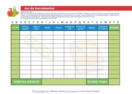 Check spelling or type a new query. Petit Bac Le Jeu Du Baccalaureat A Imprimer
