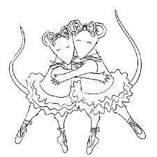Keep your kids busy doing something fun and creative by printing out free coloring pages. Angelina Ballerina Coloring Pages Coloring Home
