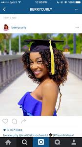 Pin By Lorissa Talavera On Graduation Natural Styles Graduation Hairstyles With Cap Graduation Hairstyles Black Girl Natural Hair