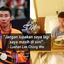 Biopic on malaysia's badminton icon datuk wira lee chong wei, starting with his early years as an aspiring young badminton player from bukit mertajam, all the way to. Luahan Lee Chong Wei Selepas Disahkan Menghidap Kanser Tahap 3