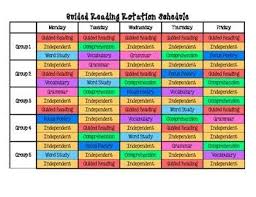 Guided Reading Rotation Schedule Guided Reading Third