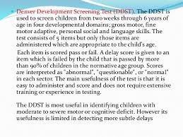 Developmental probabilistic snow accumulation forecast for denver international airport. Developmental Screening In Children