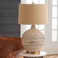 Natural Striation Table Lamp In 2020 Unique Table Lamps Table Lamp Design Table Lamp