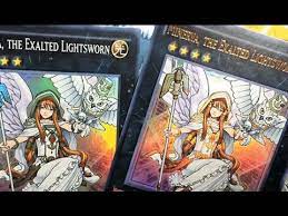 Send the top 3 cards of your deck to the gy, then draw cards equal to the number of lightsworn cards sent to the gy by this effect. The Newest Ycs Prize Card Minerva The Exalted Lightsworn Youtube