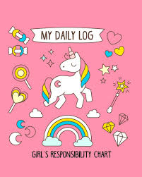 my daily log girls responsibility chart daily weekly and