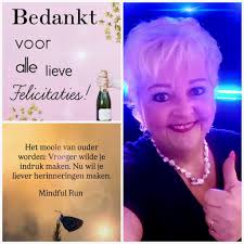 Wauwwww, wat een overweldigende felicitaties, super leuk ‼️❤️👏 Mede  dankzij jullie lieve felicitaties, cadeaus, whats apps en andere berichten  voelde ik me ècht jarig!! 🥰 Morgen nog even alles in alle rust