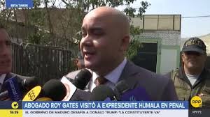 Eduardo Roy Gates visitó a Ollanta Humala en el penal de Barbadillo