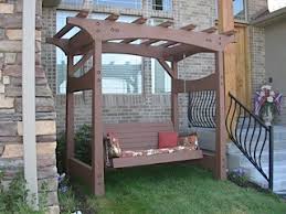 Two post pergola swing sets. What Is The Most Durable Wood To Use For An Outdoor Swing Set Home Improvement Stack Exchange