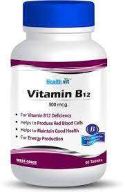 People looking specifically for vegan vitamin b12 supplements should check the labels of both pills and capsules, as they may contain gelatine. Healthvit Vitamin B12 500 Mcg 60 Tablets Price In India Buy Healthvit Vitamin B12 500 Mcg 60 Tablets Online At Flipkart Com