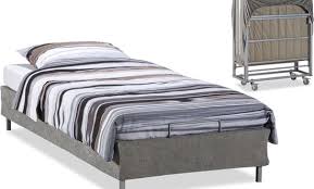bol com beter bed basic vouwbed olsen eenpersoons 90x200cm grijs